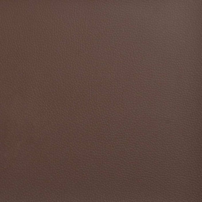 Coussins décoratifs 2 pcs Marron 40x40 cm Similicuir - Photo n°6