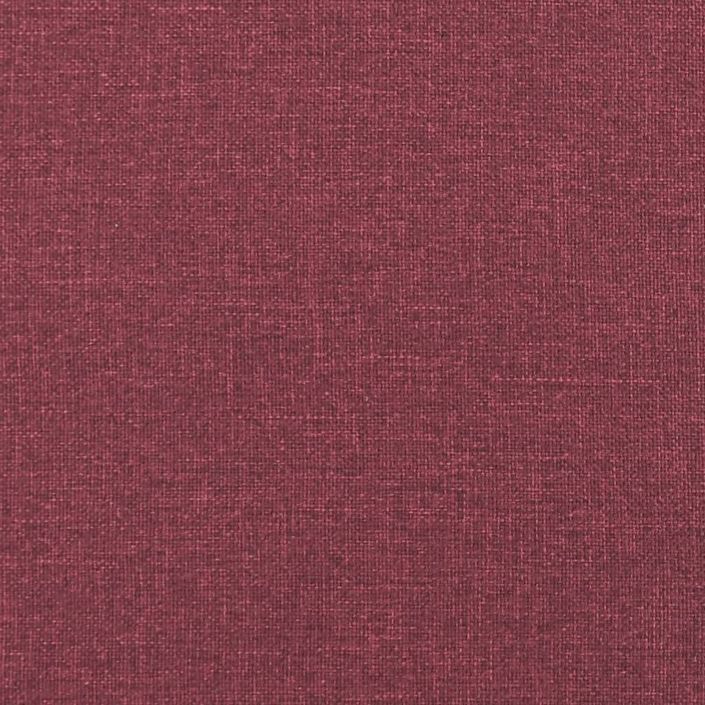 Coussins décoratifs 2 pcs Rouge bordeaux Ø15x50 cm Tissu - Photo n°6