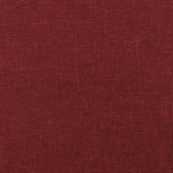 Coussins décoratifs 2 pcs Rouge bordeaux 40x40 cm Tissu - Photo n°6