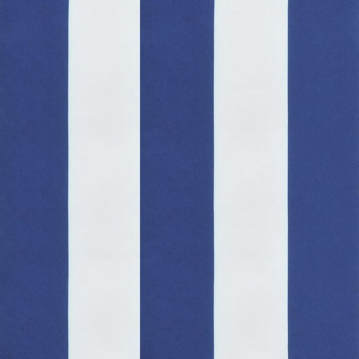Coussins décoratifs 4 pcs bleu et blanc 40x40 cm tissu - Photo n°7