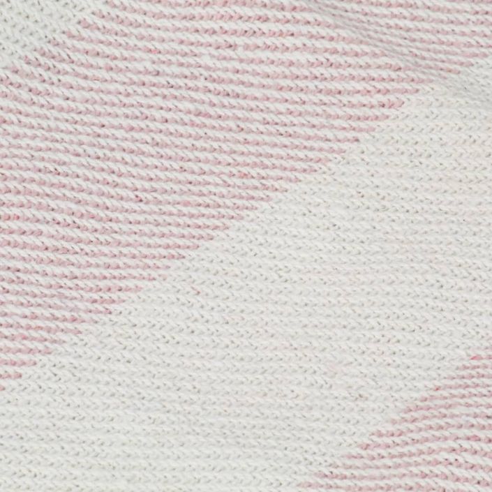 Couverture Coton Rayures 160 x 210 cm Vieux rose - Photo n°2