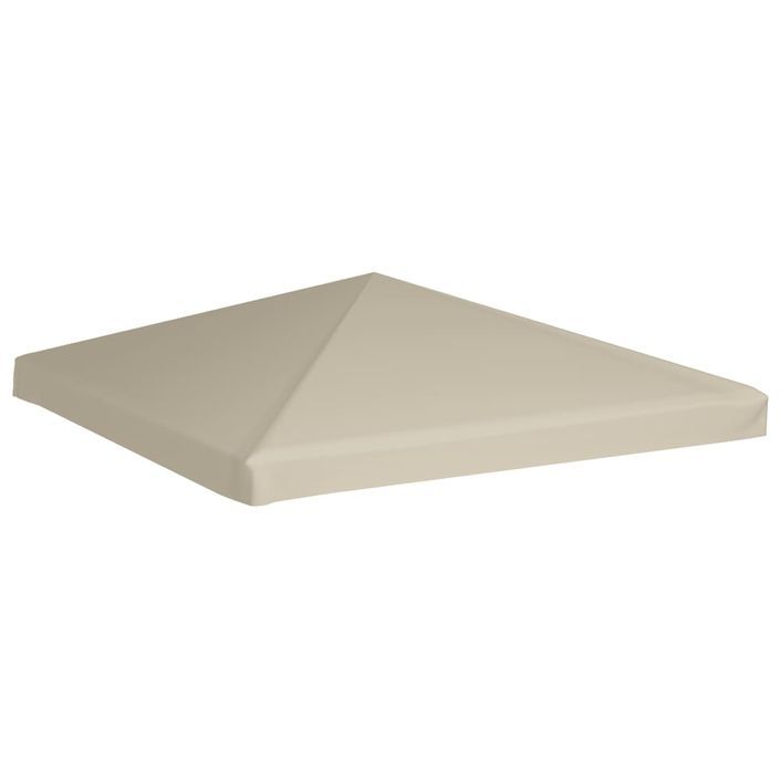 Couverture de toit de belvédère 310 g / m² 3x3 m Beige - Photo n°4