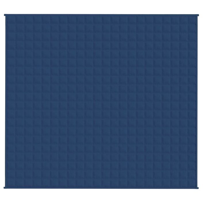 Couverture lestée Bleu 200x225 cm 13 kg Tissu - Photo n°3