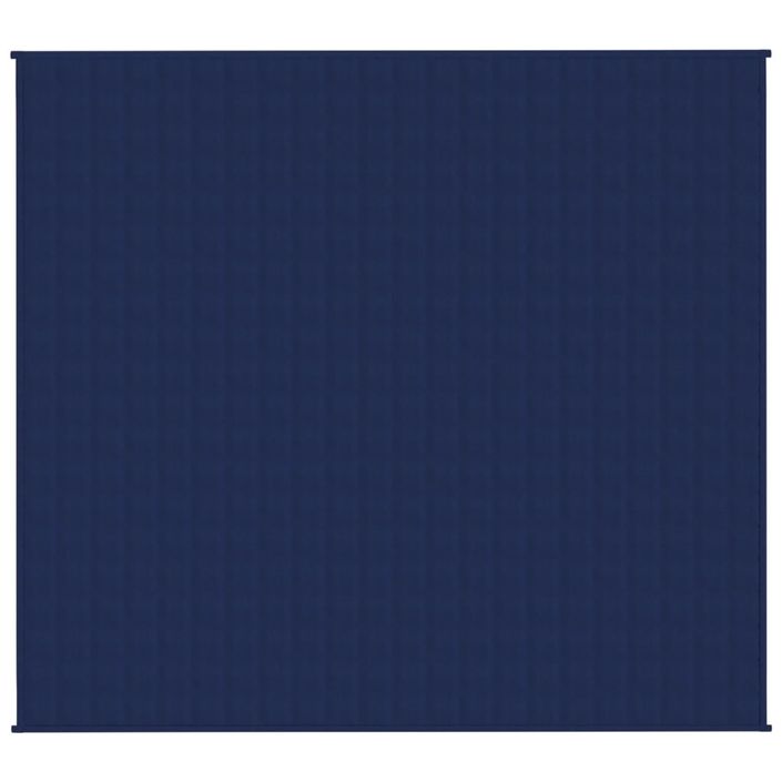 Couverture lestée Bleu 200x225 cm 13 kg Tissu - Photo n°3