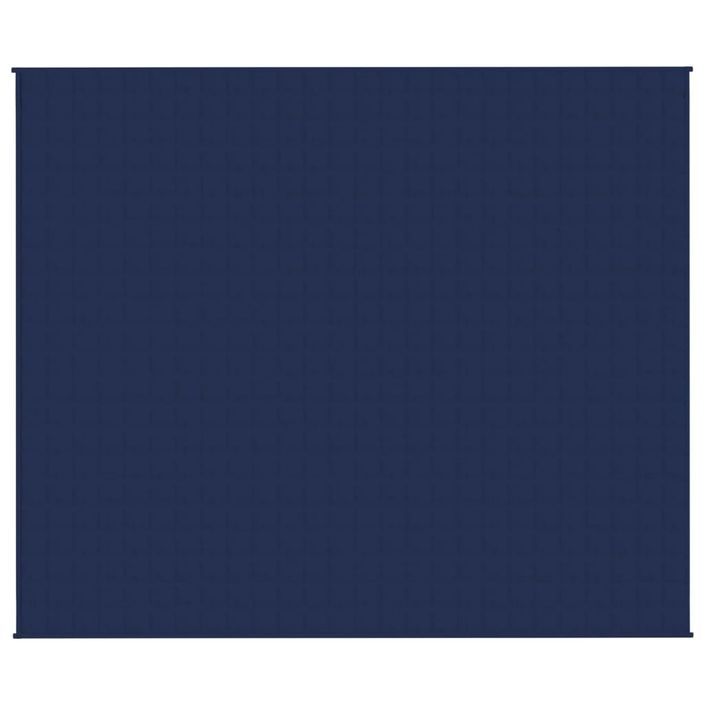 Couverture lestée Bleu 220x260 cm 15 kg Tissu - Photo n°3