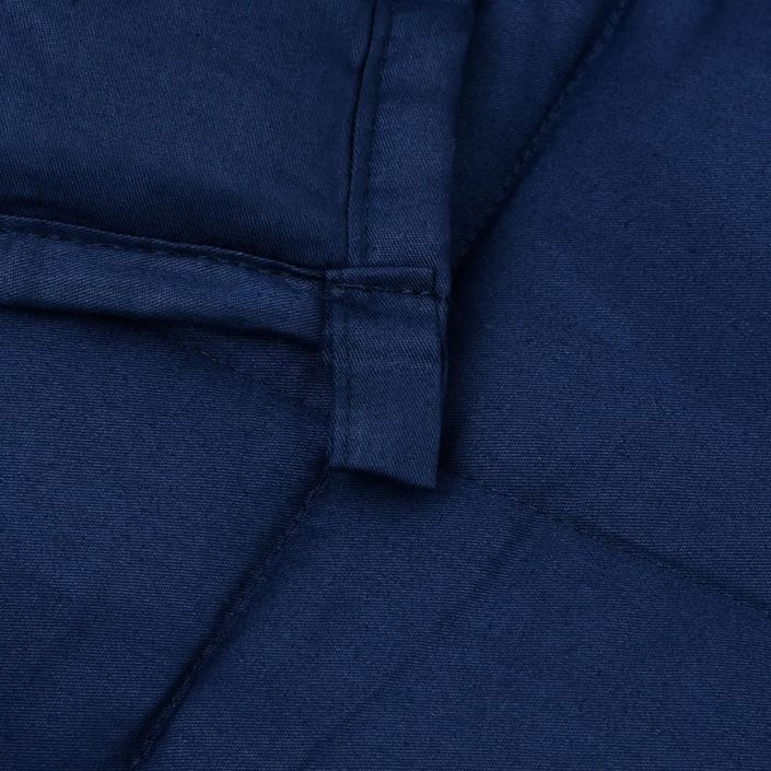 Couverture lestée Bleu 220x260 cm 15 kg Tissu - Photo n°5