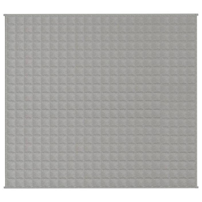 Couverture lestée Gris 200x220 cm 13 kg Tissu - Photo n°3