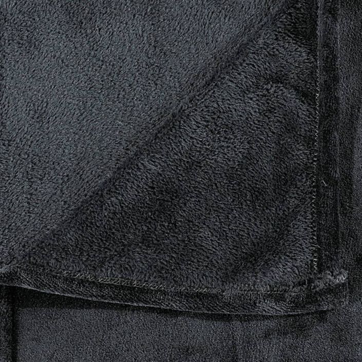 Couverture noir 130x170 cm polyester - Photo n°4