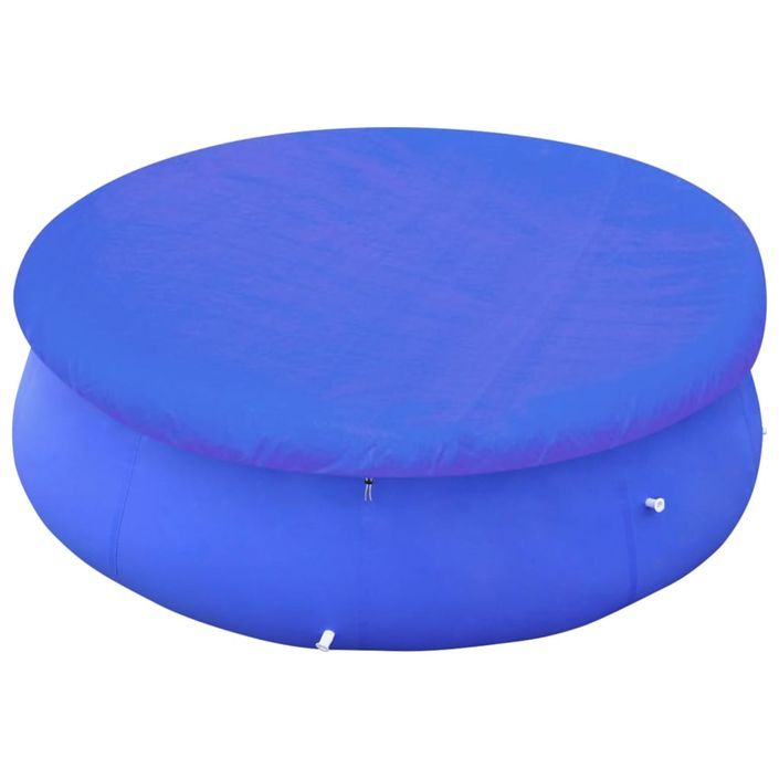 Couvertures de piscine 2 pcs PE Ronde 460 cm 90 g/m² - Photo n°4