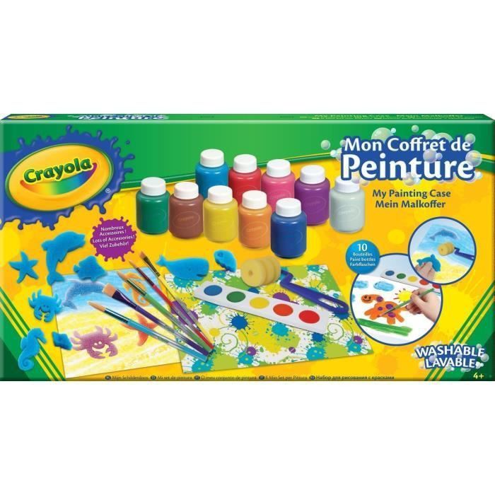Crayola - Mon coffret de Peinture - Activités pour les enfants - Kit Crayola - Photo n°3