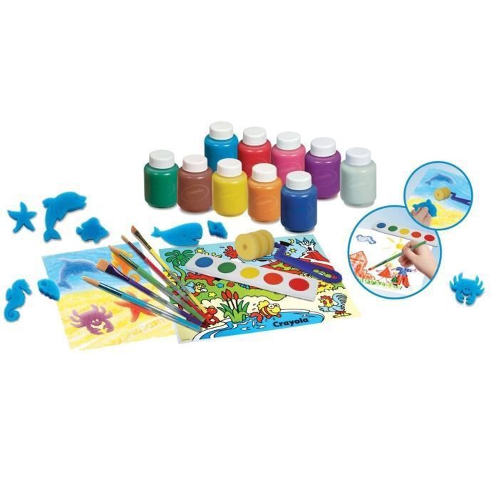 Crayola - Mon coffret de Peinture - Activités pour les enfants - Kit Crayola - Photo n°5
