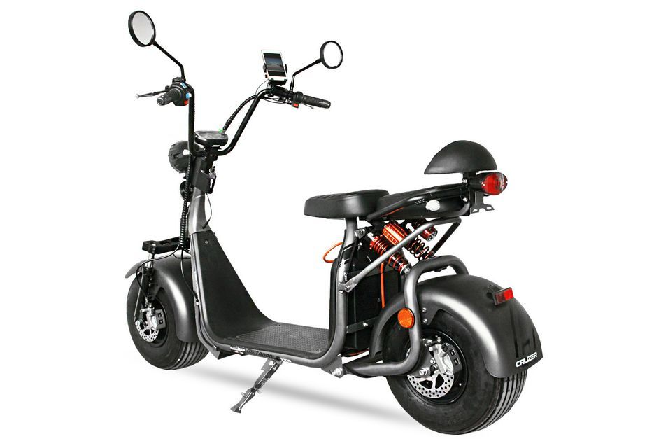 Cruzer V2 1500W lithium noir 8 pouces scooter électrique homologué - Photo n°2