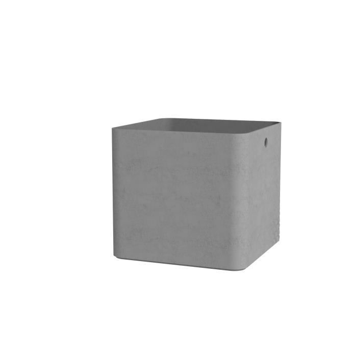 CURVER Bac béton sans couvercle cube - XL - 18 L - Photo n°1