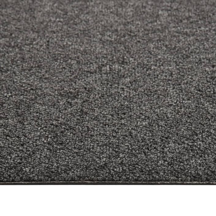 Dalles de tapis de sol 20 pcs 5 m² 50x50 cm Anthracite - Photo n°5