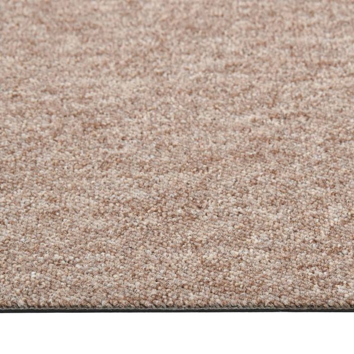 Dalles de tapis de sol 20 pcs 5 m² 50x50 cm Beige - Photo n°5