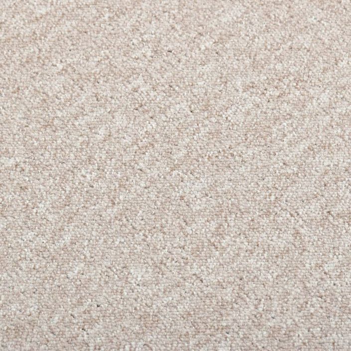 Dalles de tapis de sol 20 pcs 5 m² 50x50 cm Beige clair - Photo n°2