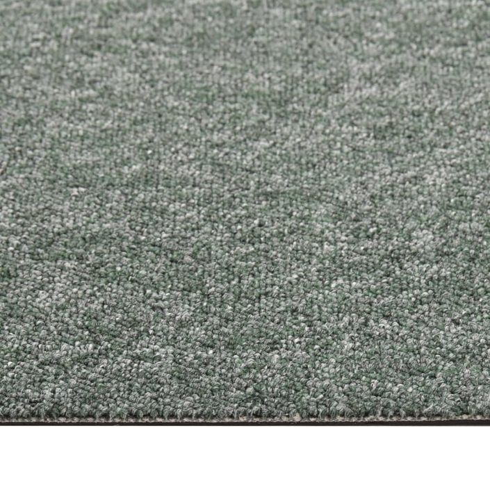 Dalles de tapis de sol 20 pcs 5 m² 50x50 cm Vert - Photo n°5