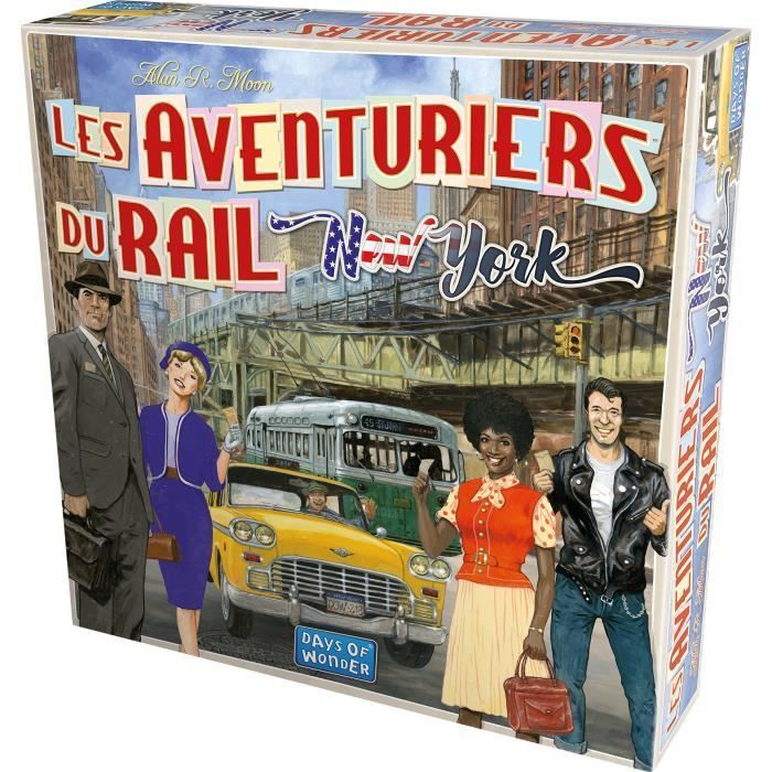 Days of Wonder | Les Aventuriers du Rail : New York | Jeu de société | a partir de 8 ans | 2 a 4 joueurs | 10 a 15 minutes - Photo n°2