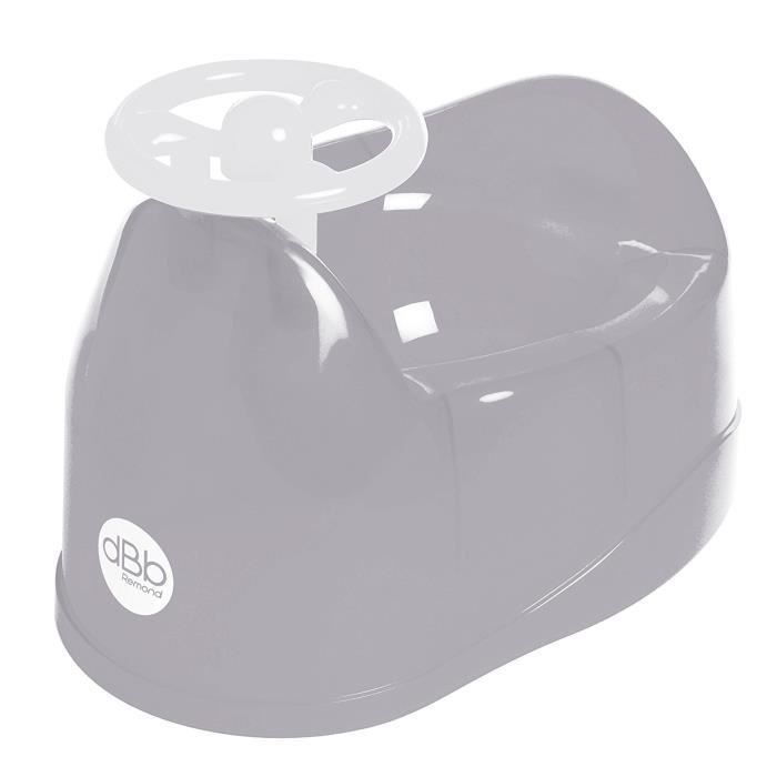 DBB REMOND Pot pour bébé avec volant - Gris translucide - Photo n°1