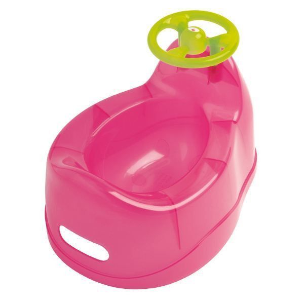 DBB REMOND Pot pour bébé avec volant - Rose translucide - Photo n°1