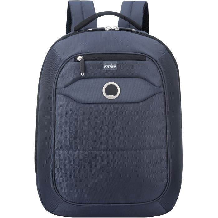 DELSEY Sac a Dos New Easy Trip 2 Compartiments Gris Anthracite - Photo n°1