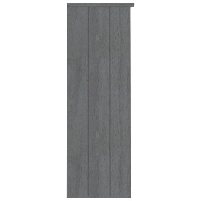 Dessus de buffet Gris foncé 85x35x100 cm Bois massif de pin - Photo n°4