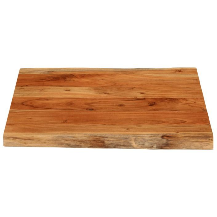 Dessus de bureau 80x80x2,5 cm carré bois massif d'acacia - Photo n°3