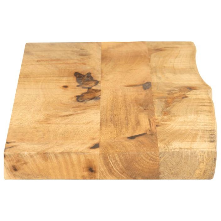 Dessus de table 100x20x2,5 cm bord vivant bois massif manguier - Photo n°4