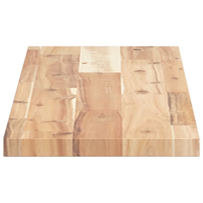 Dessus de table 100x20x2 cm rectangulaire bois massif d'acacia - Photo n°6