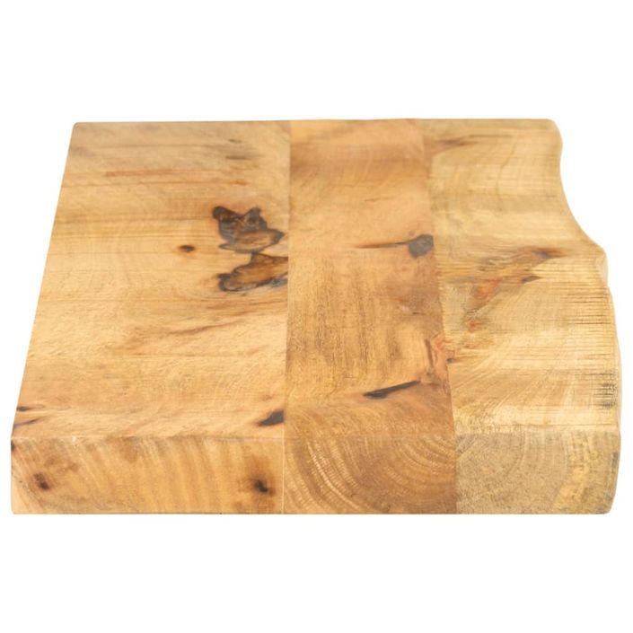 Dessus de table 100x20x3,8 cm bord vivant bois massif manguier - Photo n°4