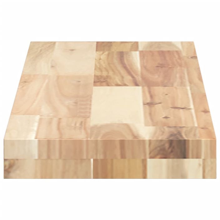 Dessus de table 100x20x4 cm rectangulaire bois massif d'acacia - Photo n°6