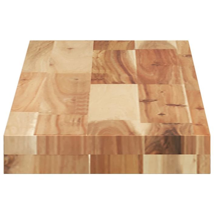 Dessus de table 100x20x4 cm rectangulaire bois massif d'acacia - Photo n°6