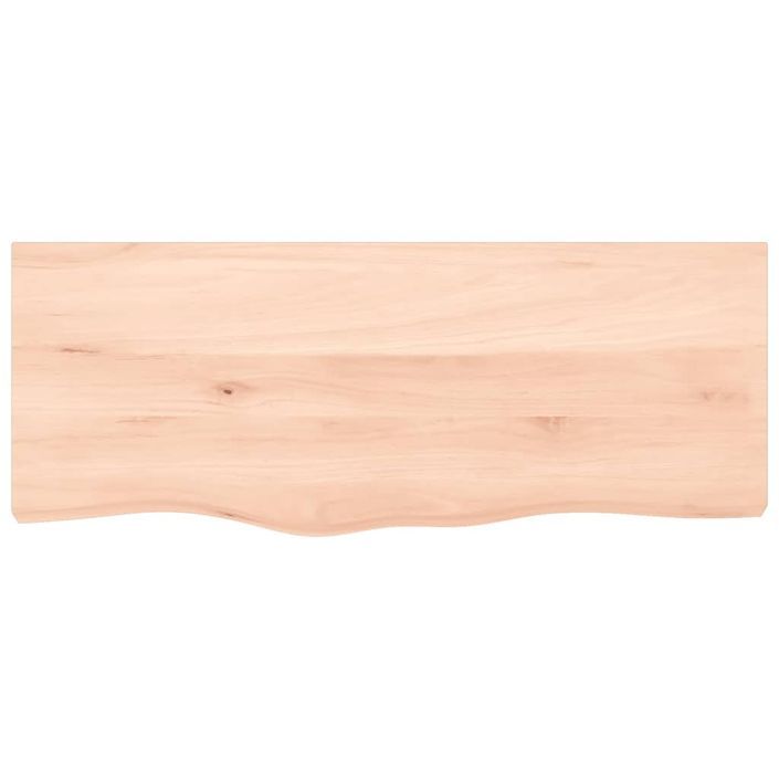 Dessus de table 100x40x(2-4) cm bois de chêne massif non traité - Photo n°3