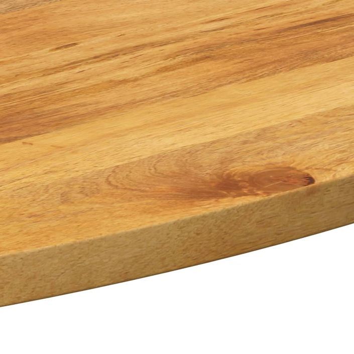 Dessus de table 100x40x2,5 cm ovale bois massif de manguier - Photo n°7