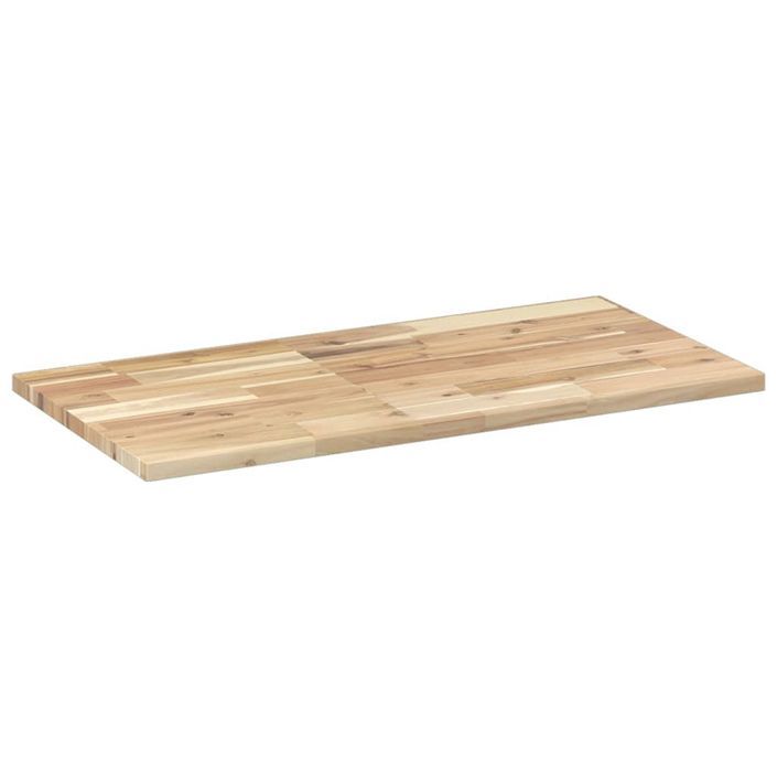 Dessus de table 100x40x2 cm rectangulaire bois massif d'acacia - Photo n°5