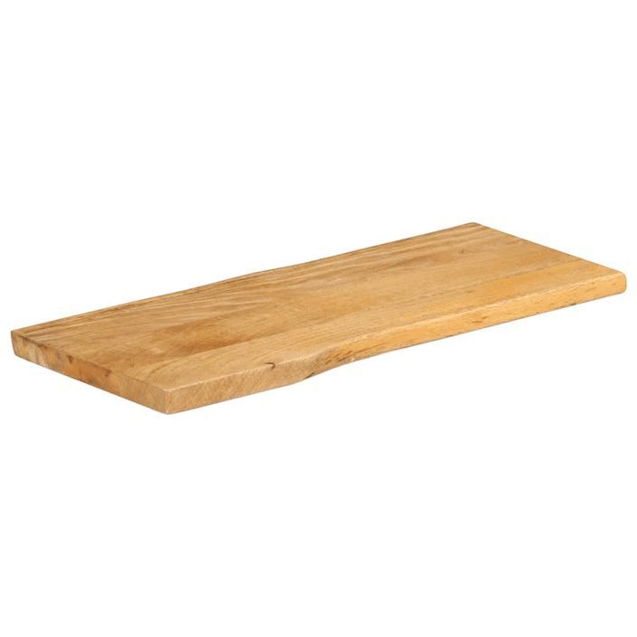 Dessus de table 100x40x3,8 cm bord vivant bois massif manguier - Photo n°2