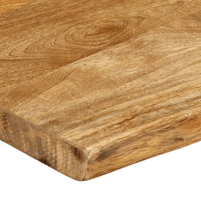 Dessus de table 100x40x3,8 cm bord vivant bois massif manguier - Photo n°6