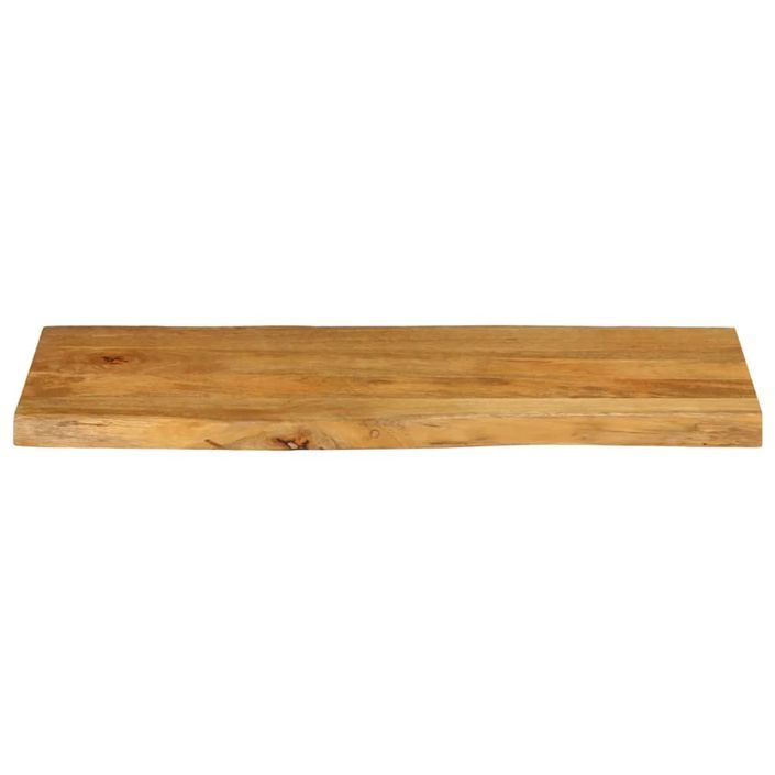 Dessus de table 100x40x3,8 cm bord vivant bois massif manguier - Photo n°3