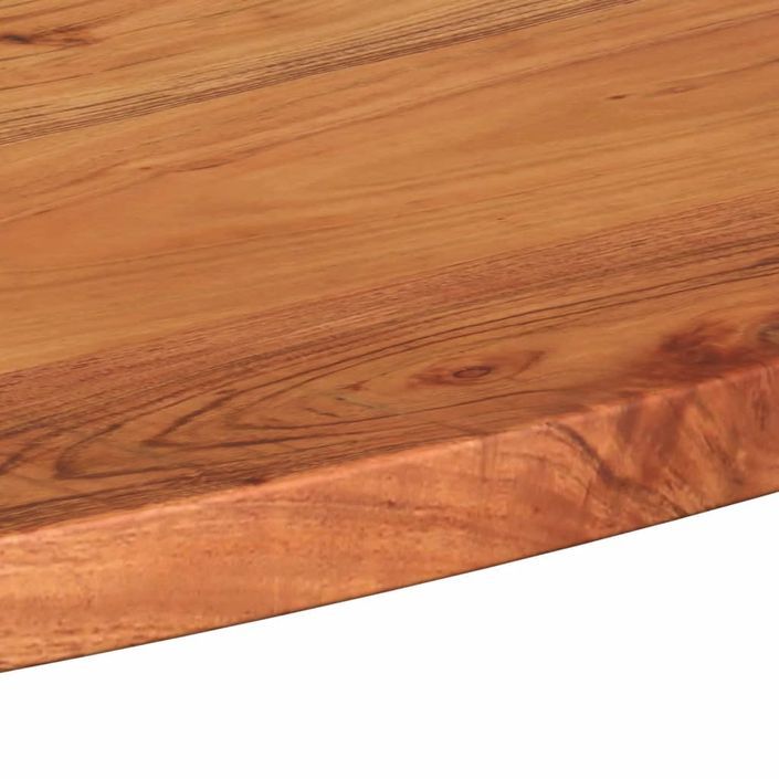 Dessus de table 100x40x3,8 cm ovale bois massif d'acacia - Photo n°7