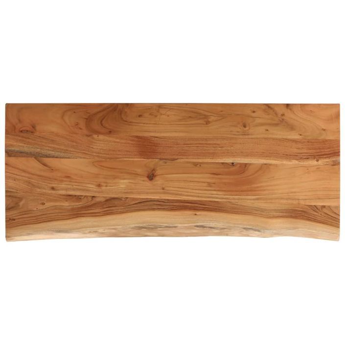 Dessus de table 100x40x3,8 cm rectangulaire bois massif acacia - Photo n°2