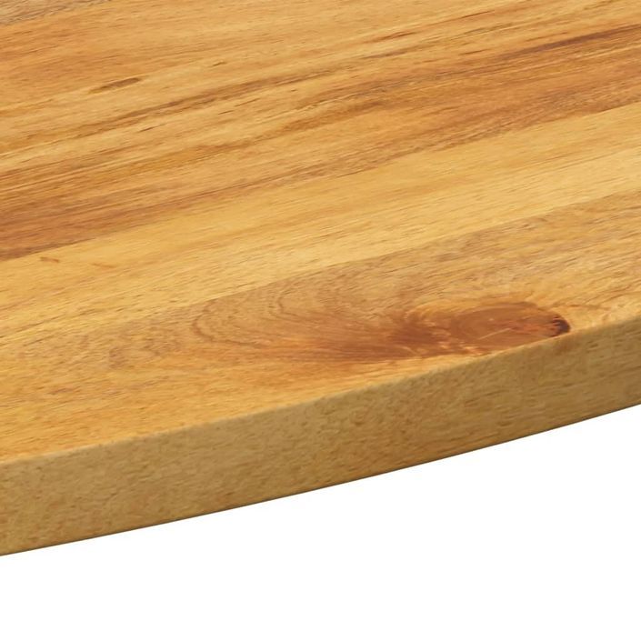 Dessus de table 100x50x2,5 cm ovale bois massif de manguier - Photo n°7