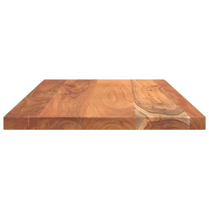 Dessus de table 100x50x2,5cm rectangulaire bois massif d'acacia - Photo n°4