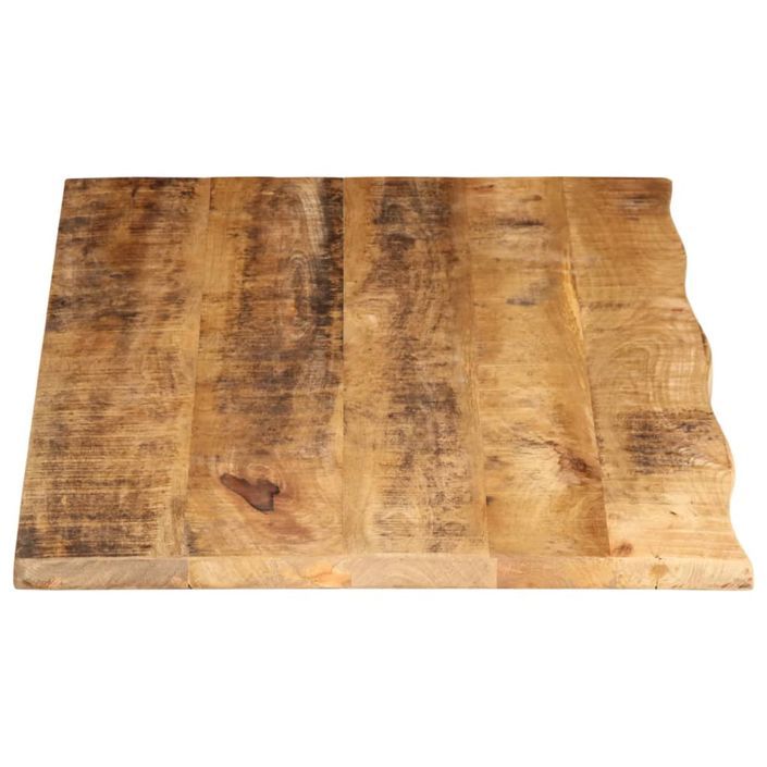 Dessus de table 100x60x2,5 cm bord vivant bois massif manguier - Photo n°4