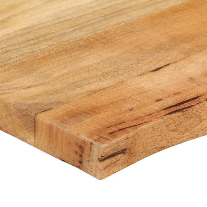 Dessus de table 100x60x2,5 cm bord vivant bois massif manguier - Photo n°6