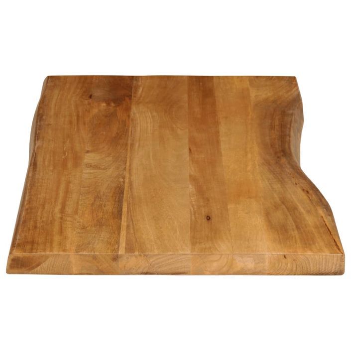 Dessus de table 100x60x2,5 cm bord vivant bois massif manguier - Photo n°4