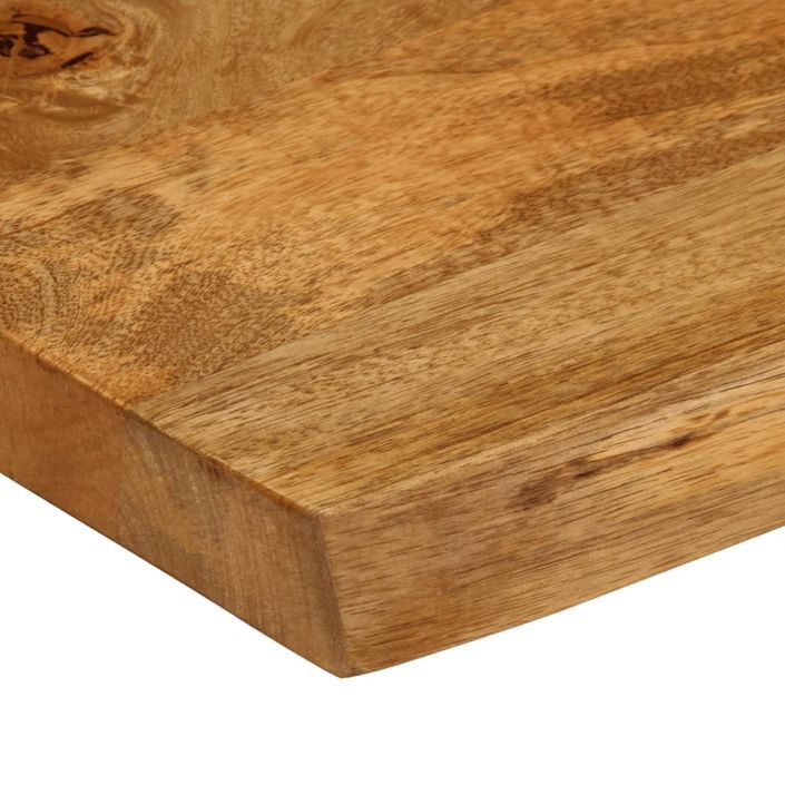 Dessus de table 100x60x2,5 cm bord vivant bois massif manguier - Photo n°6