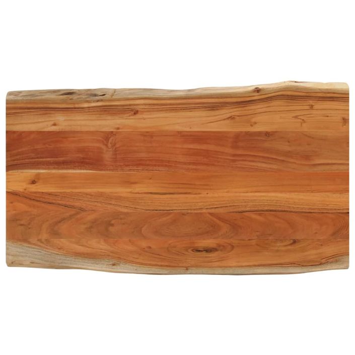 Dessus de table 100x60x2,5cm rectangulaire bois massif d'acacia - Photo n°1