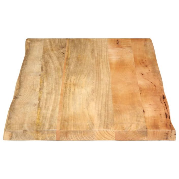 Dessus de table 100x60x3,8 cm bord vivant bois massif manguier - Photo n°4