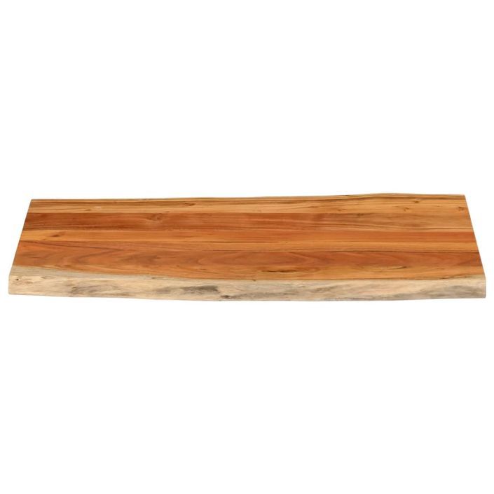 Dessus de table 100x60x3,8cm rectangulaire bois massif d'acacia - Photo n°3