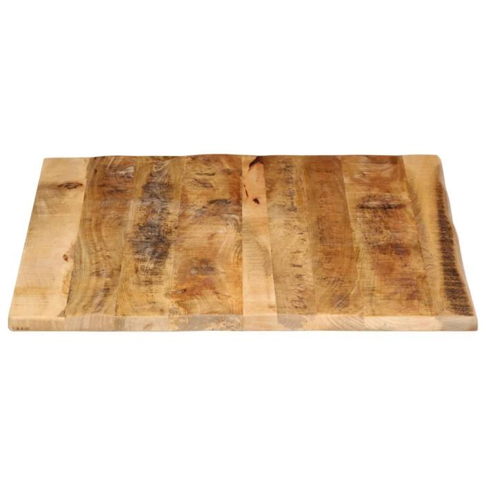 Dessus de table 100x80x2,5 cm bord vivant bois massif manguier - Photo n°4